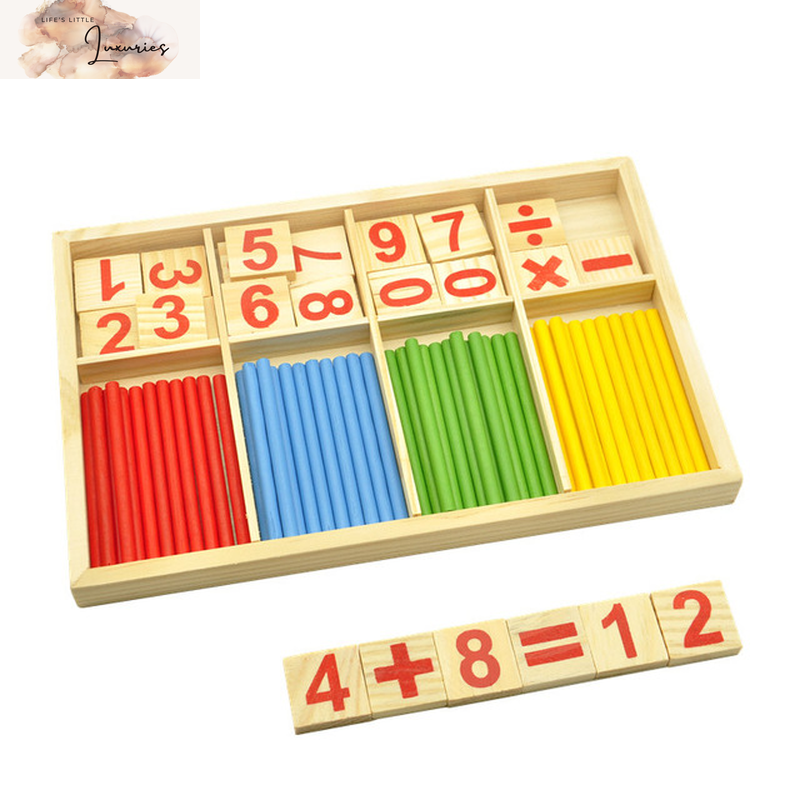 Wooden Montessori Early Education Math Toys