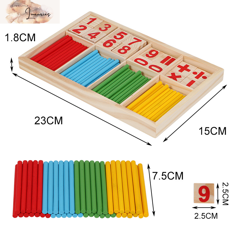 Wooden Montessori Early Education Math Toys
