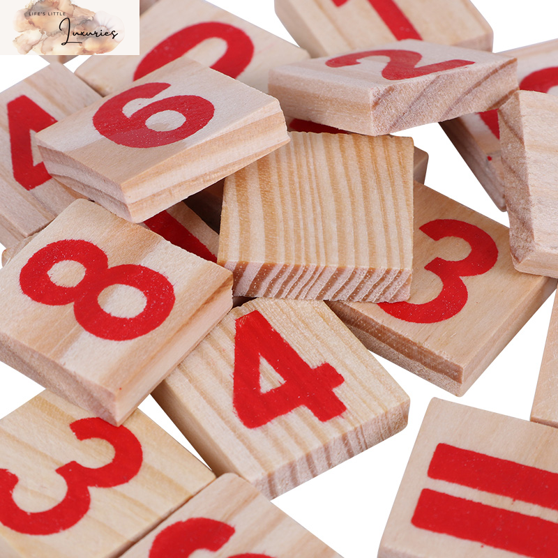 Wooden Montessori Early Education Math Toys