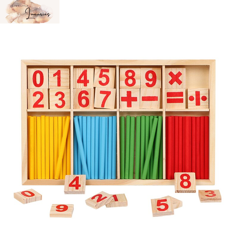 Wooden Montessori Early Education Math Toys
